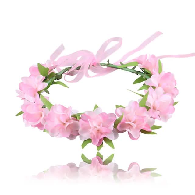 2-Pack: Girl's Floral Style Polyester Hair Accessories DailySale