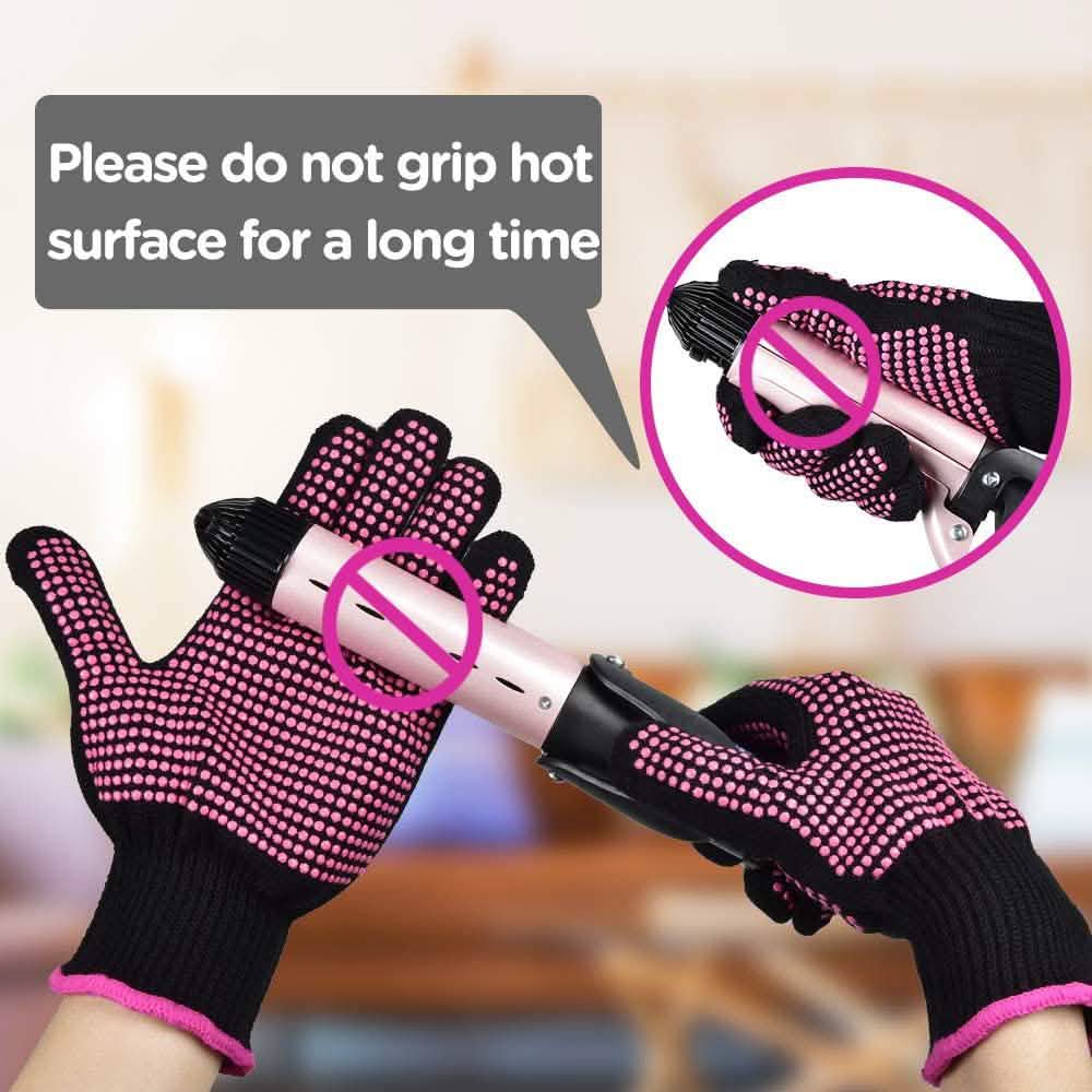 2-Pack: Heat Resistant Gloves with Silicone Bumps DailySale