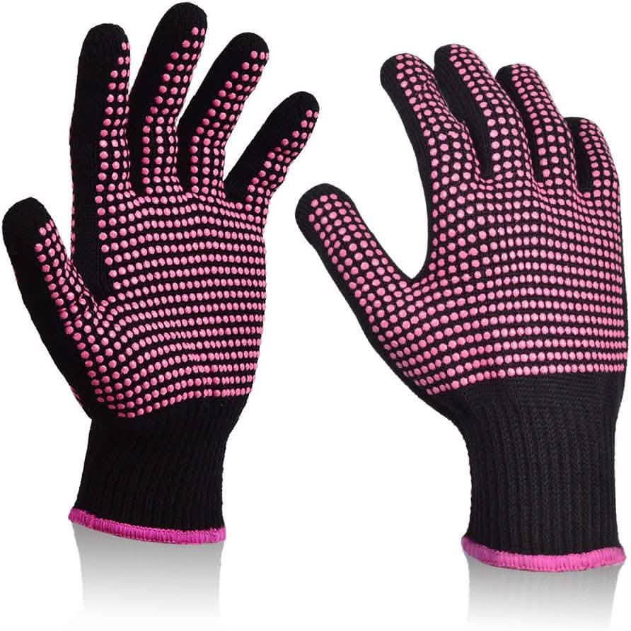 2-Pack: Heat Resistant Gloves with Silicone Bumps DailySale