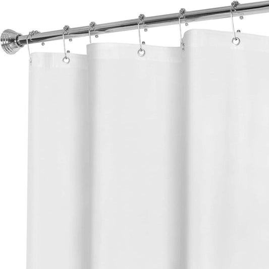 2-Pack: Hotel-Quality Heavy Shower Curtain Liner with Metal Grommets + Magnets DailySale