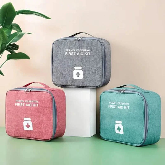 2-Pack: Household Medical Storage Bag with Outdoor Camping First Aid Kit Pill Case DailySale