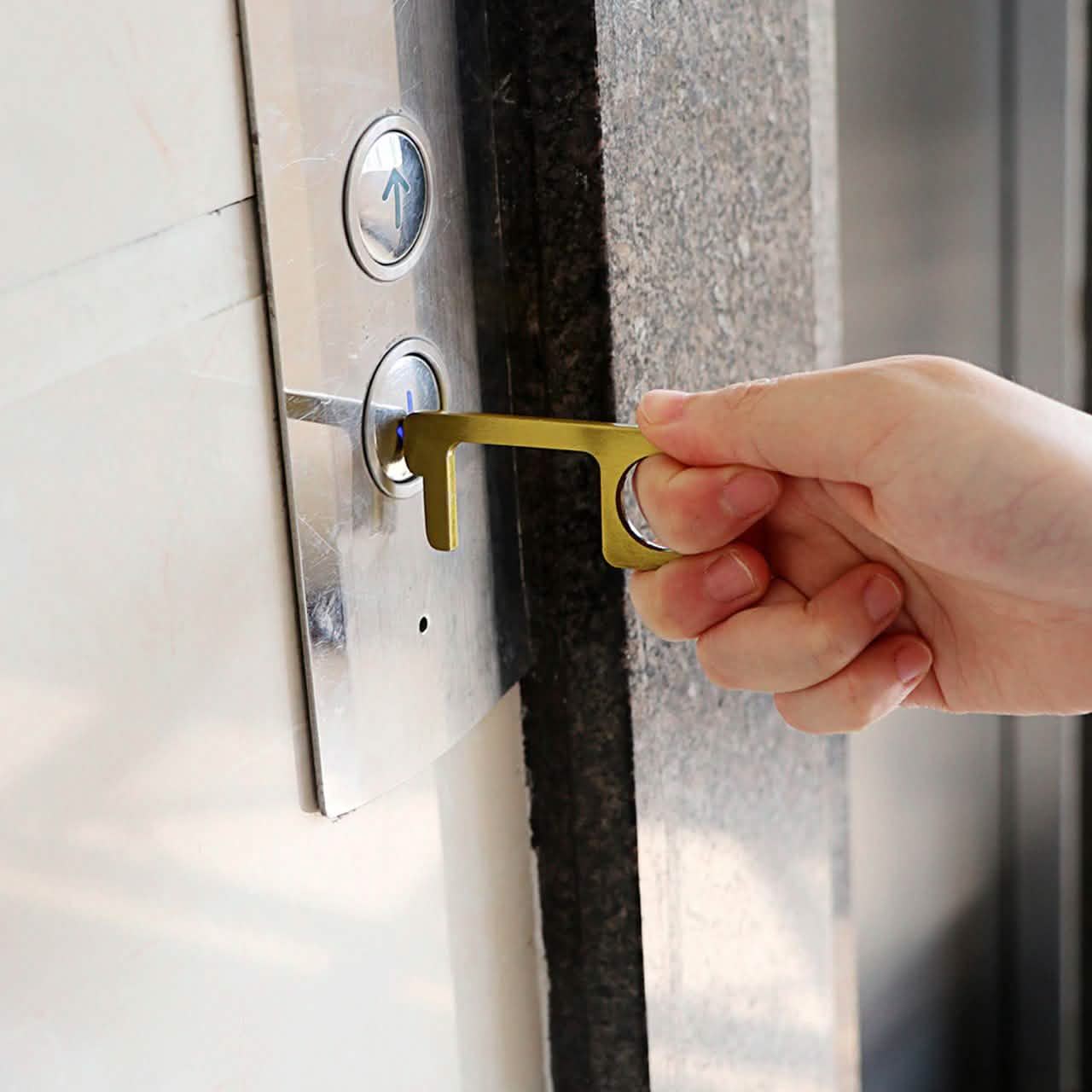 2-Pack: Portable Press Elevator Tool and Door Handle Key DailySale