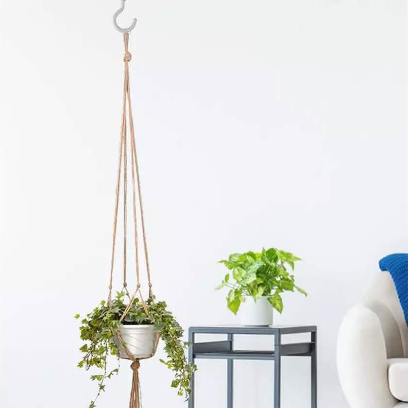 2-Pack: Indoor Outdoor Hanging Pot Rope Net Macrame Plant Hanger DailySale