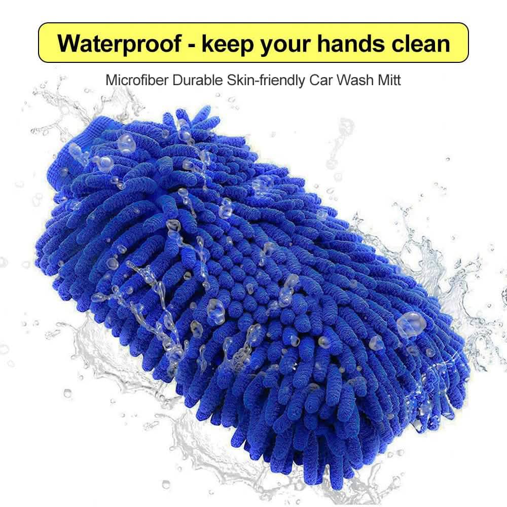 2-Pack: Large Size Microfiber Car Wash Mitt DailySale