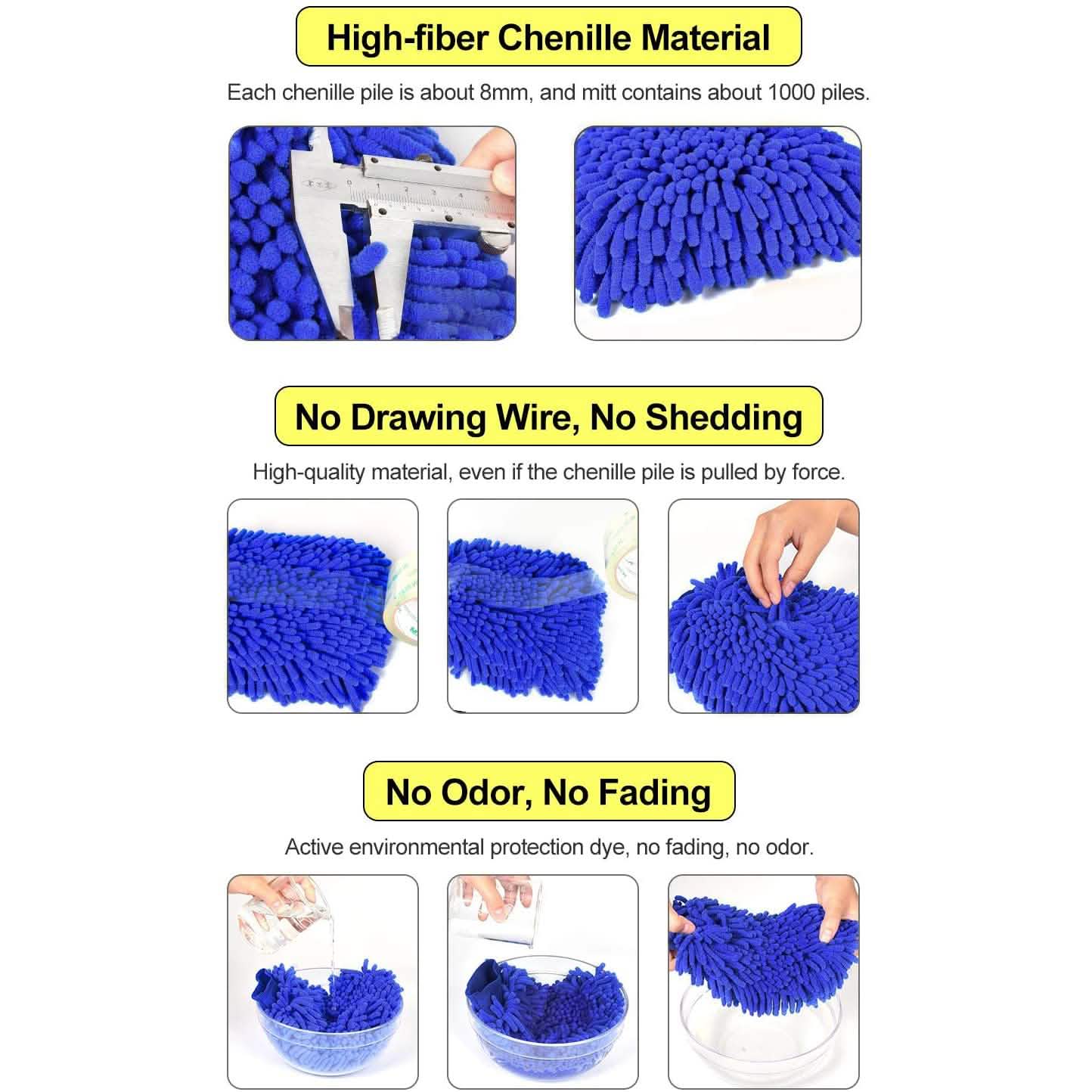 2-Pack: Large Size Microfiber Car Wash Mitt DailySale