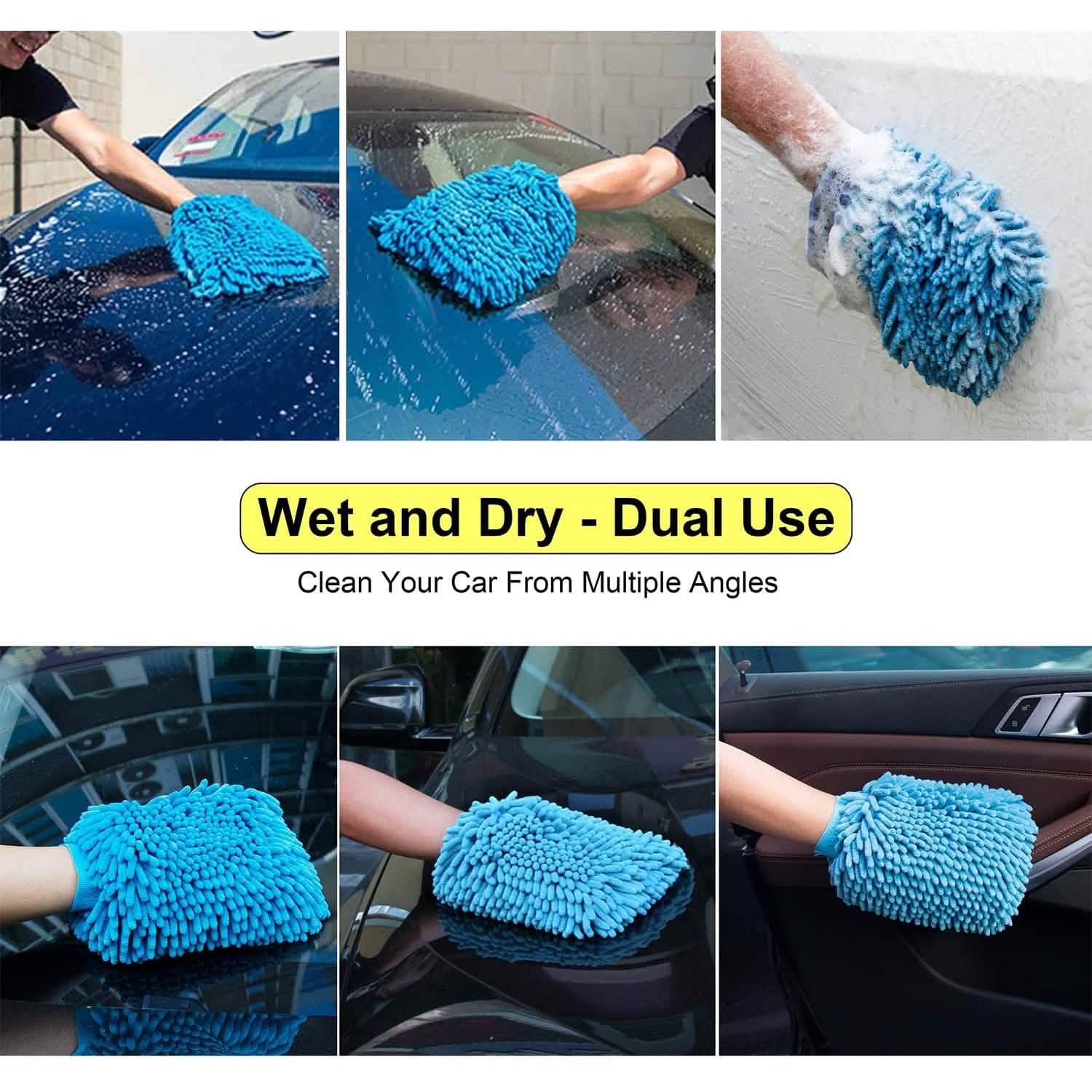 2-Pack: Large Size Microfiber Car Wash Mitt DailySale