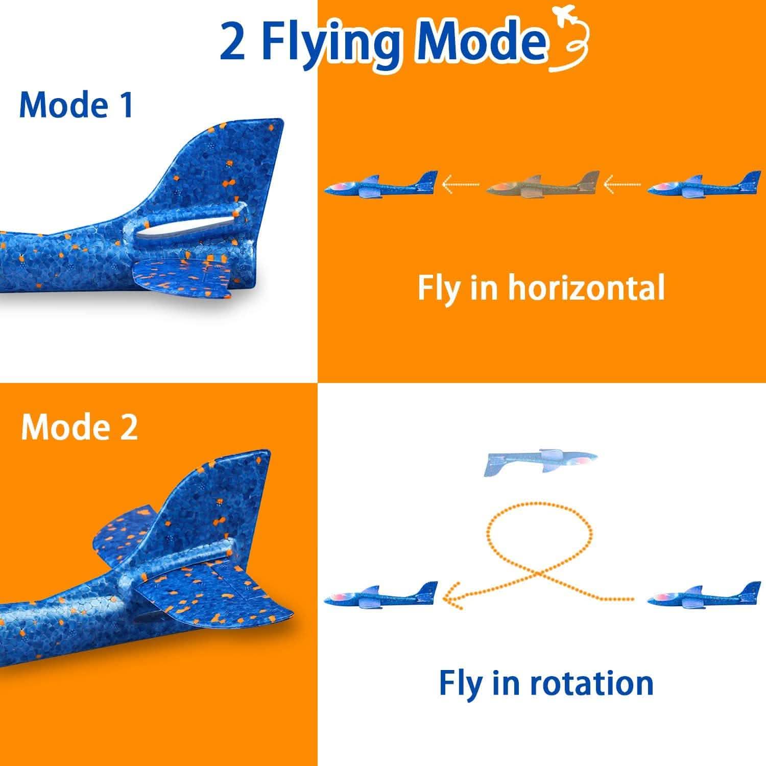 2-Pack: LED 17.5" Light Throwing Foam Airplane DailySale