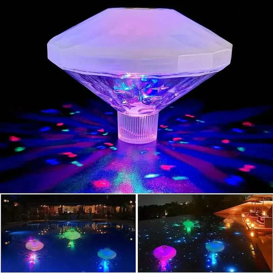 2-Pack: LED Color Changing Floating Pool Lights with 8 Modes Lighting DailySale