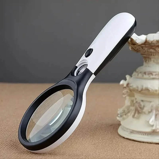 2-Pack: LED Light 45x Magnifying Glass Lens Mini Pocket Handheld Microscope DailySale