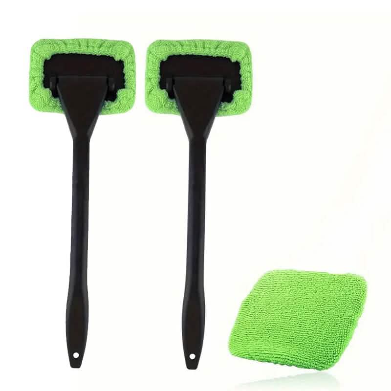 2-Pack: Long Handle Car Window Windshield Cleaner Brush Kit DailySale