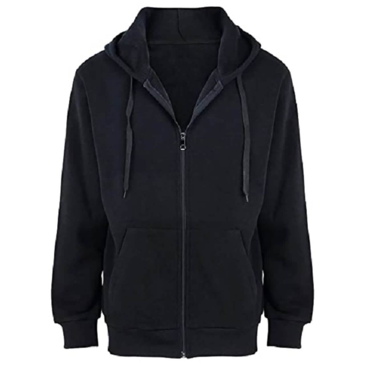 2-Pack: Men's Fleece Cotton Blend Full-Zip Hoodie DailySale