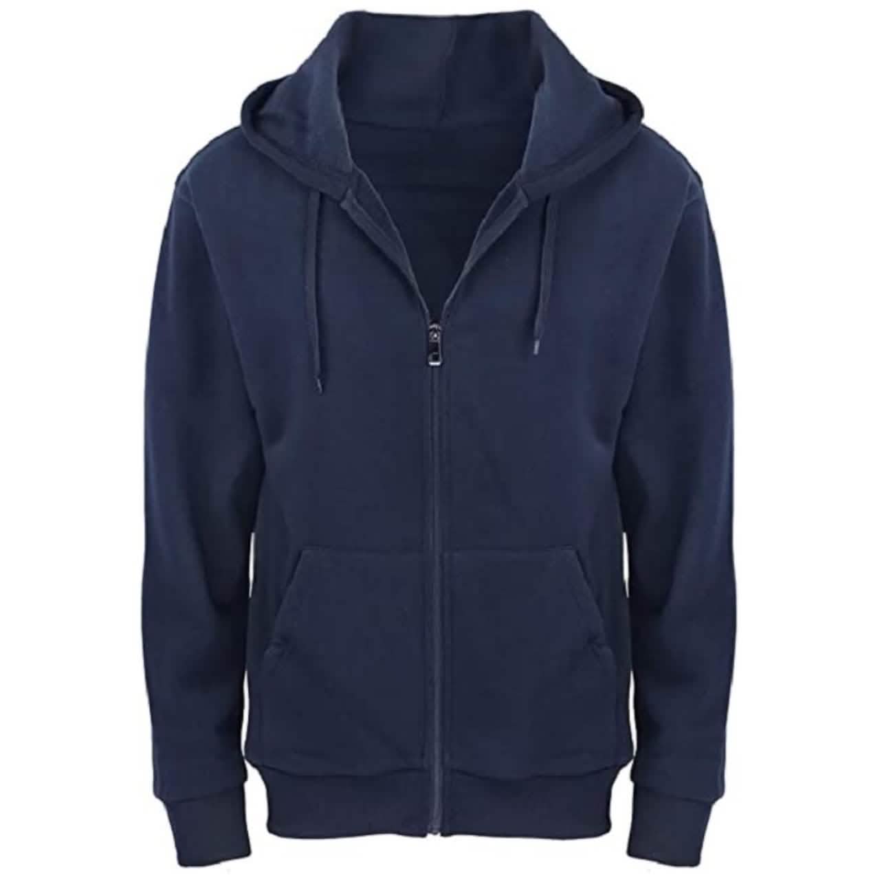 2-Pack: Men's Fleece Cotton Blend Full-Zip Hoodie DailySale