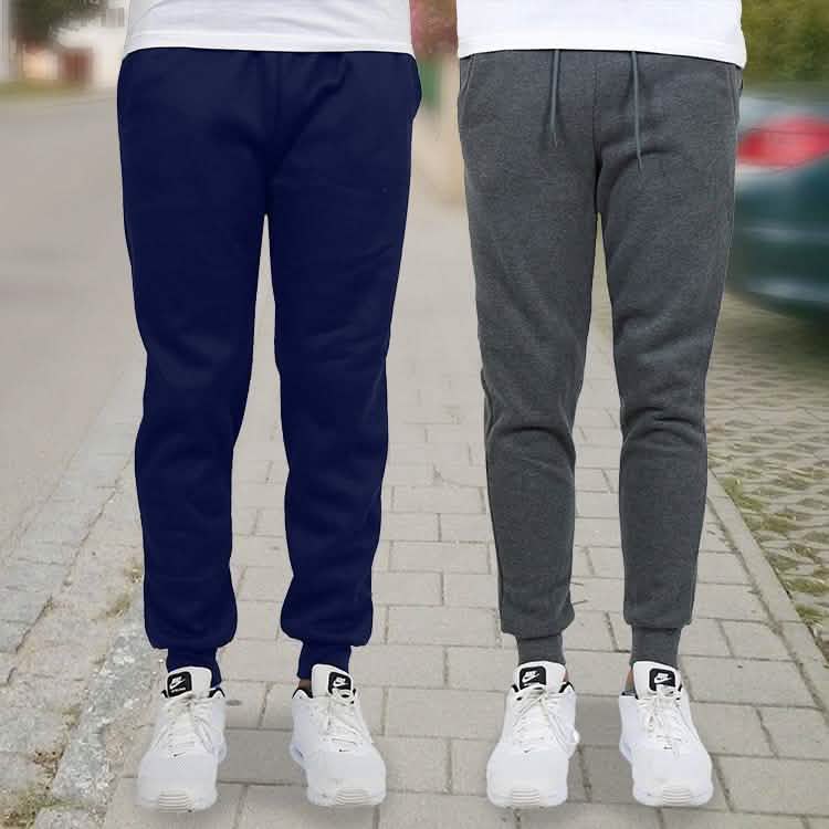 2-Pack: Men's Slim-Fit Fleece Jogger Sweatpants DailySale