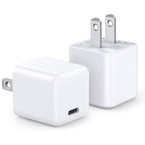 2-Pack: Mini 20W Fast Type C Wall Charger with PD 3.0 DailySale