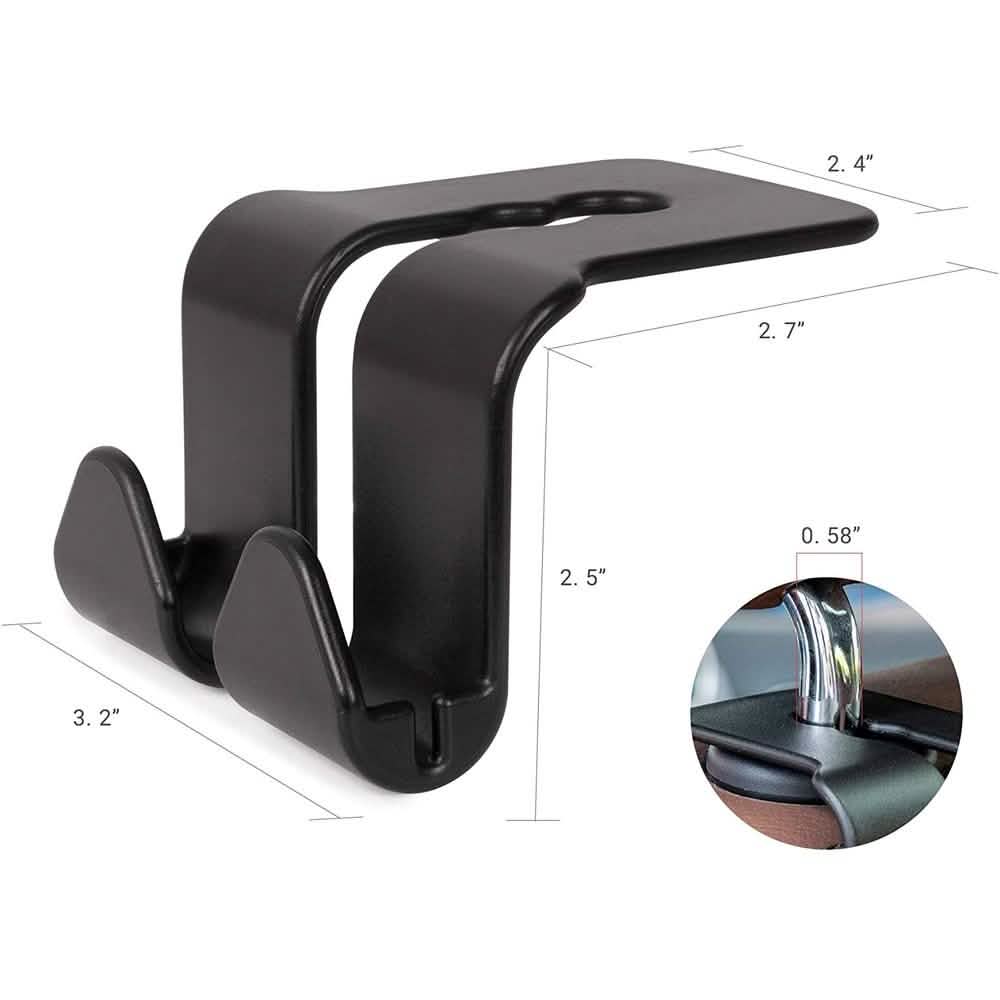 2 Pack: Multi-functional Vehicle Back Seat Hook DailySale