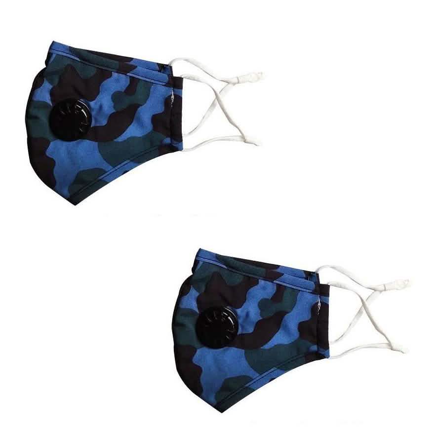 2-Pack: Multilayer Non-Medical Reusable Face Mask with Filter DailySale