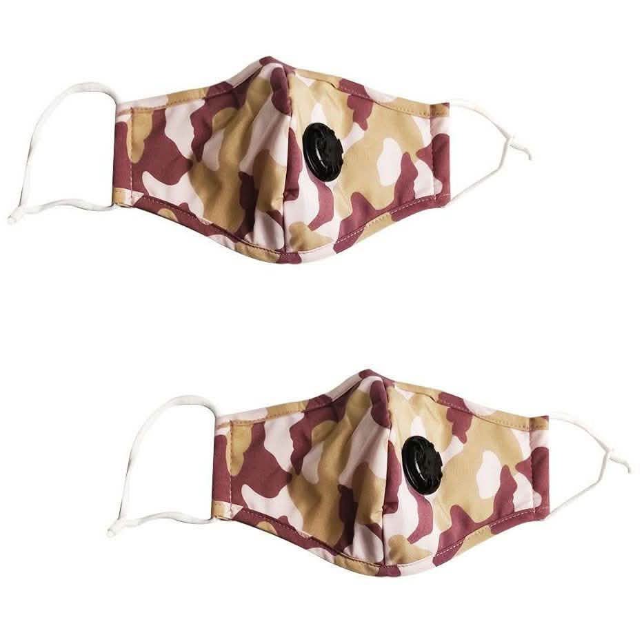 2-Pack: Multilayer Non-Medical Reusable Face Mask with Filter DailySale