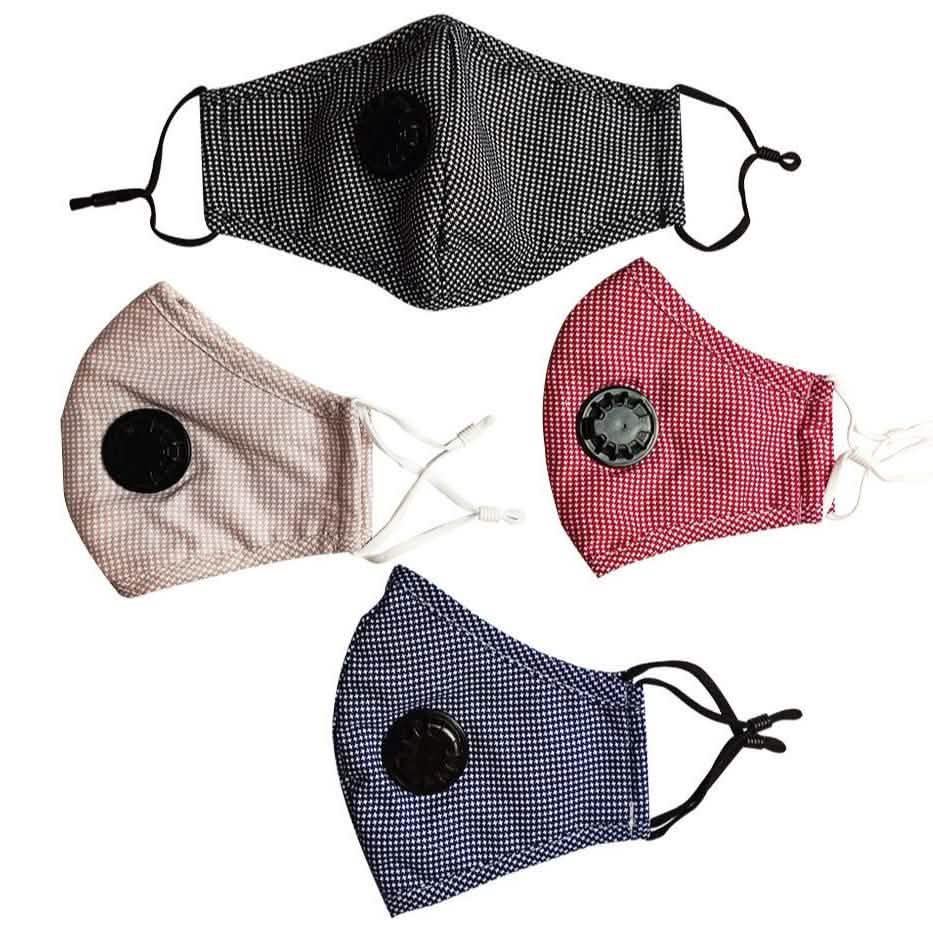 2-Pack: Multilayer Non-Medical Reusable Face Mask with Filter DailySale