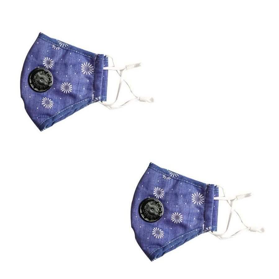 2-Pack: Multilayer Non-Medical Reusable Face Mask with Filter DailySale