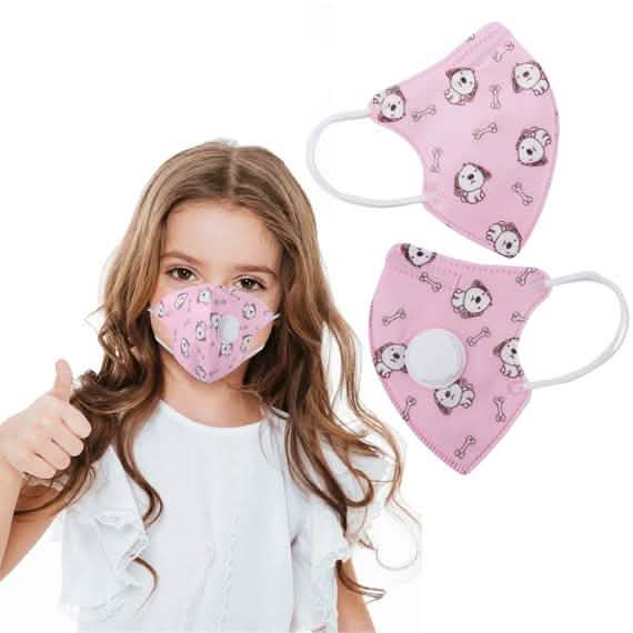 2-Pack: Multilayer Protective Respirator Safety Face Mask for Kids DailySale