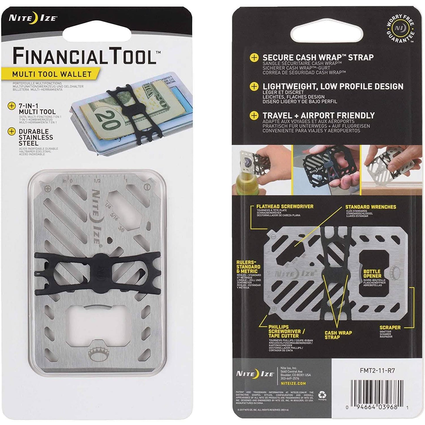 2-Pack: Nite Ize FMT2-11-R7 Financial Multi Tool Wallet DailySale