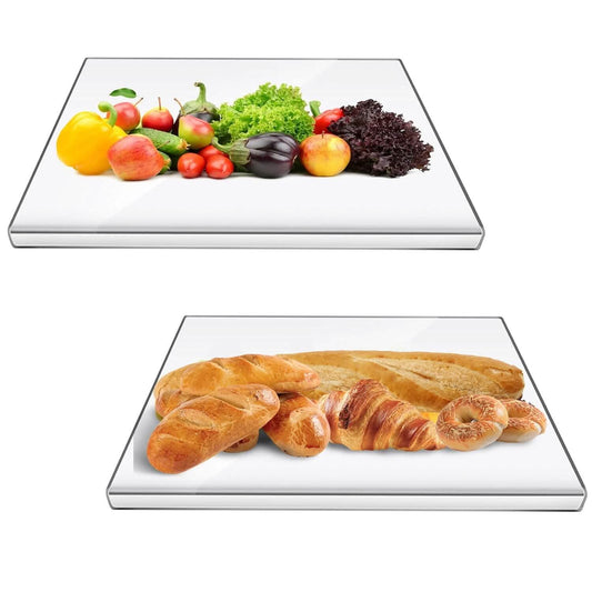 2-Pack: Non-Slip Transparent Countertop Cutting Board Kitchen Countertop Protector DailySale