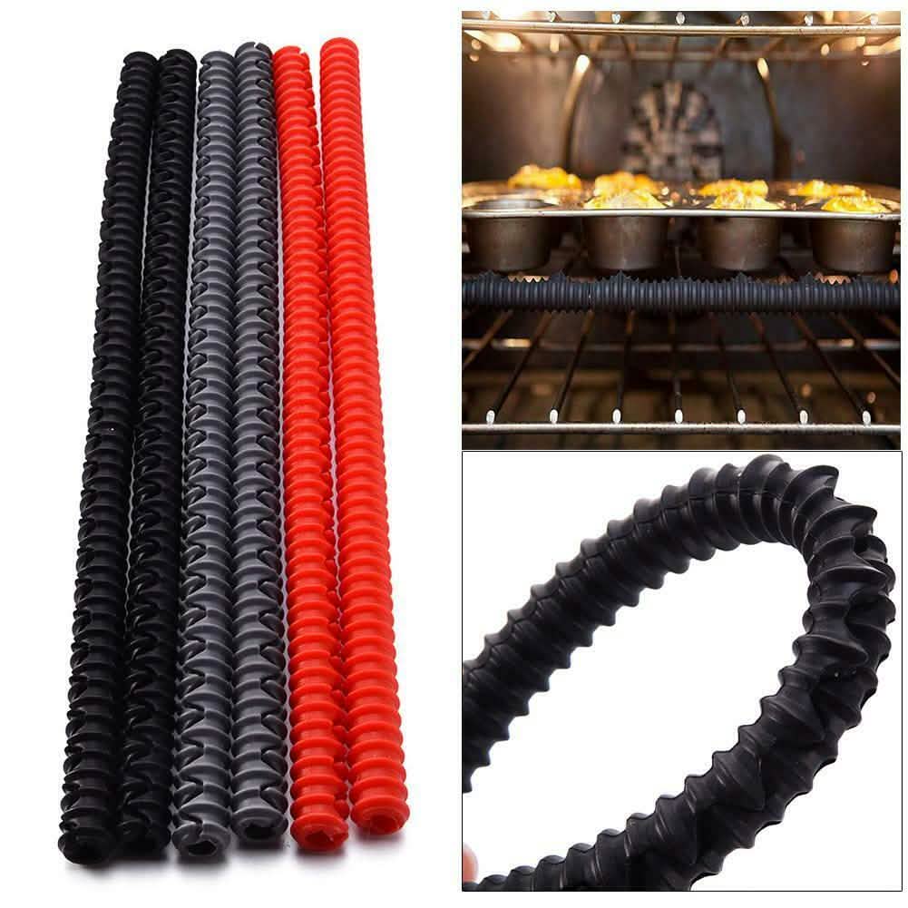 2-Pack: Oven Shelf Protection Heat Resistant Silicon Strips DailySale