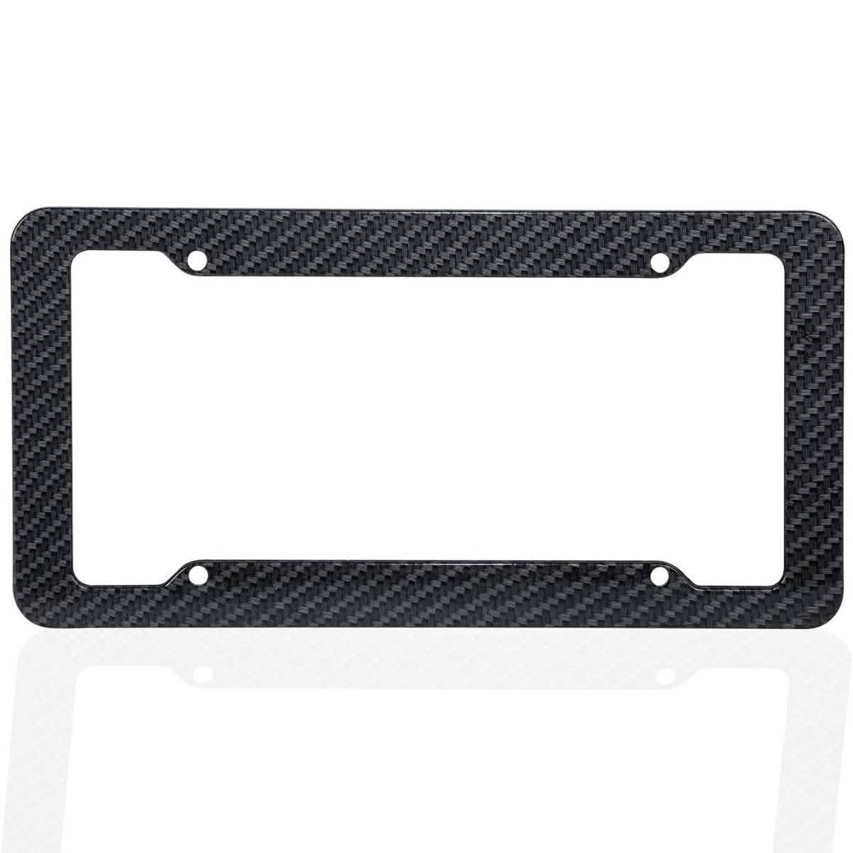 2-Pack: OxGord Carbon fiber License Plate Frame DailySale