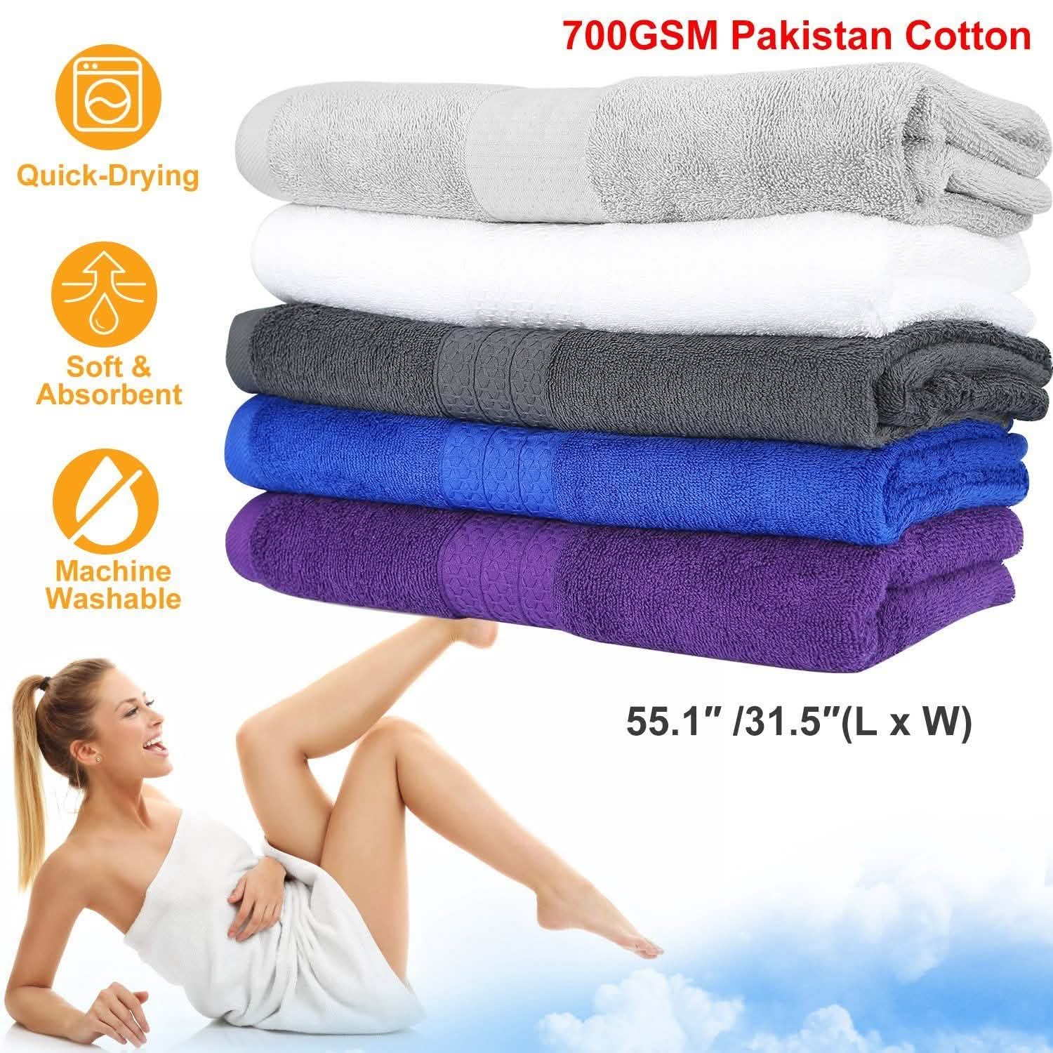 2-Pack: Pakistan Cotton Bath Towel DailySale