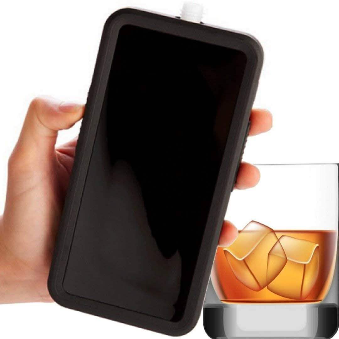 2-Pack: Phone Flask 3.5oz Liquid Drink Booze Container DailySale