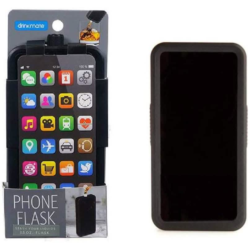 2-Pack: Phone Flask 3.5oz Liquid Drink Booze Container DailySale