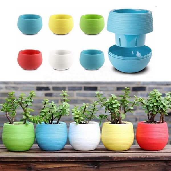 2-Pack: Plastic Plant Flower Pots DailySale