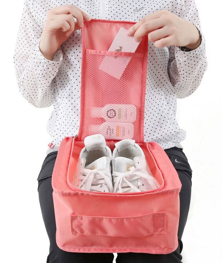 2-Pack: Portable Waterproof Travel Shoes Storage Bag DailySale