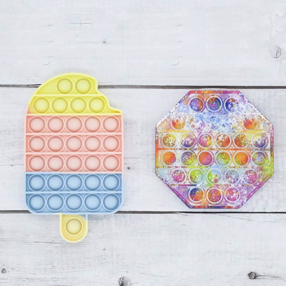 2-Pack: Push Pop Fidget Anti-Stress Pads DailySale