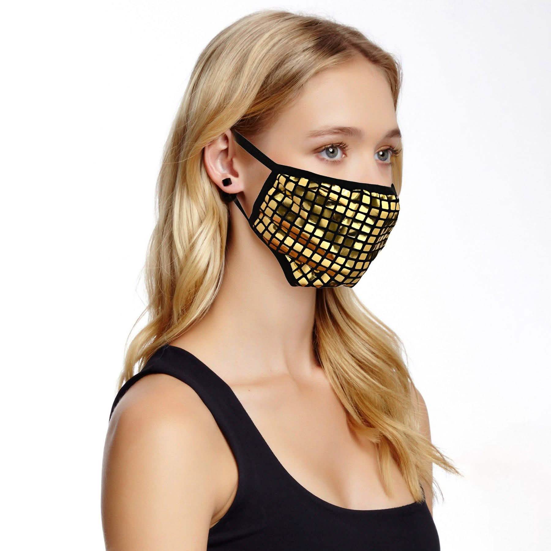 2-Pack: Reusable Fitted Fabric PVC Mask DailySale