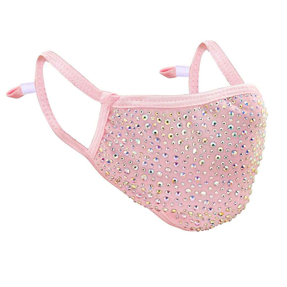 2-Pack: Reusable Washable Fitted Crystal Masks DailySale