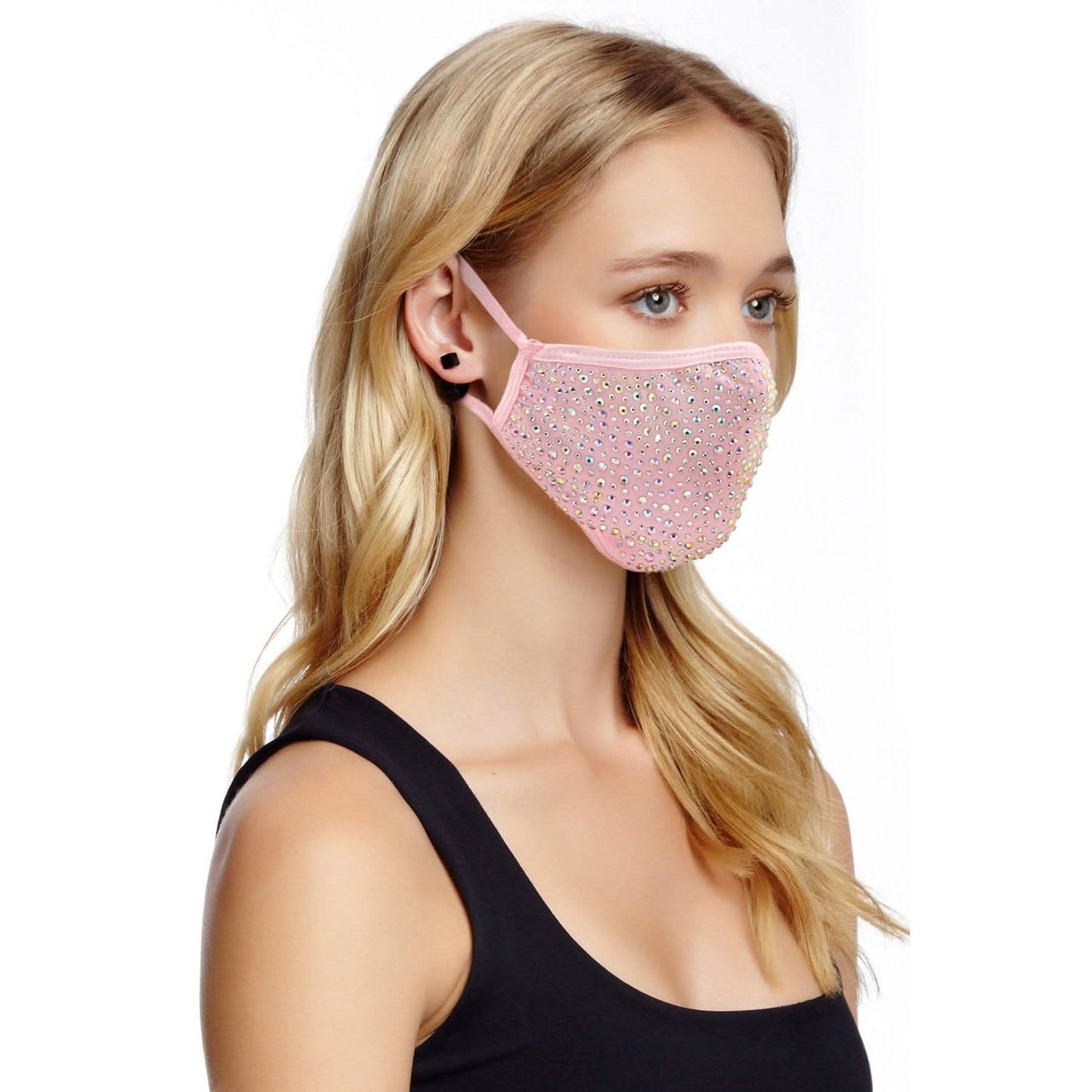 2-Pack: Reusable Washable Fitted Crystal Masks DailySale