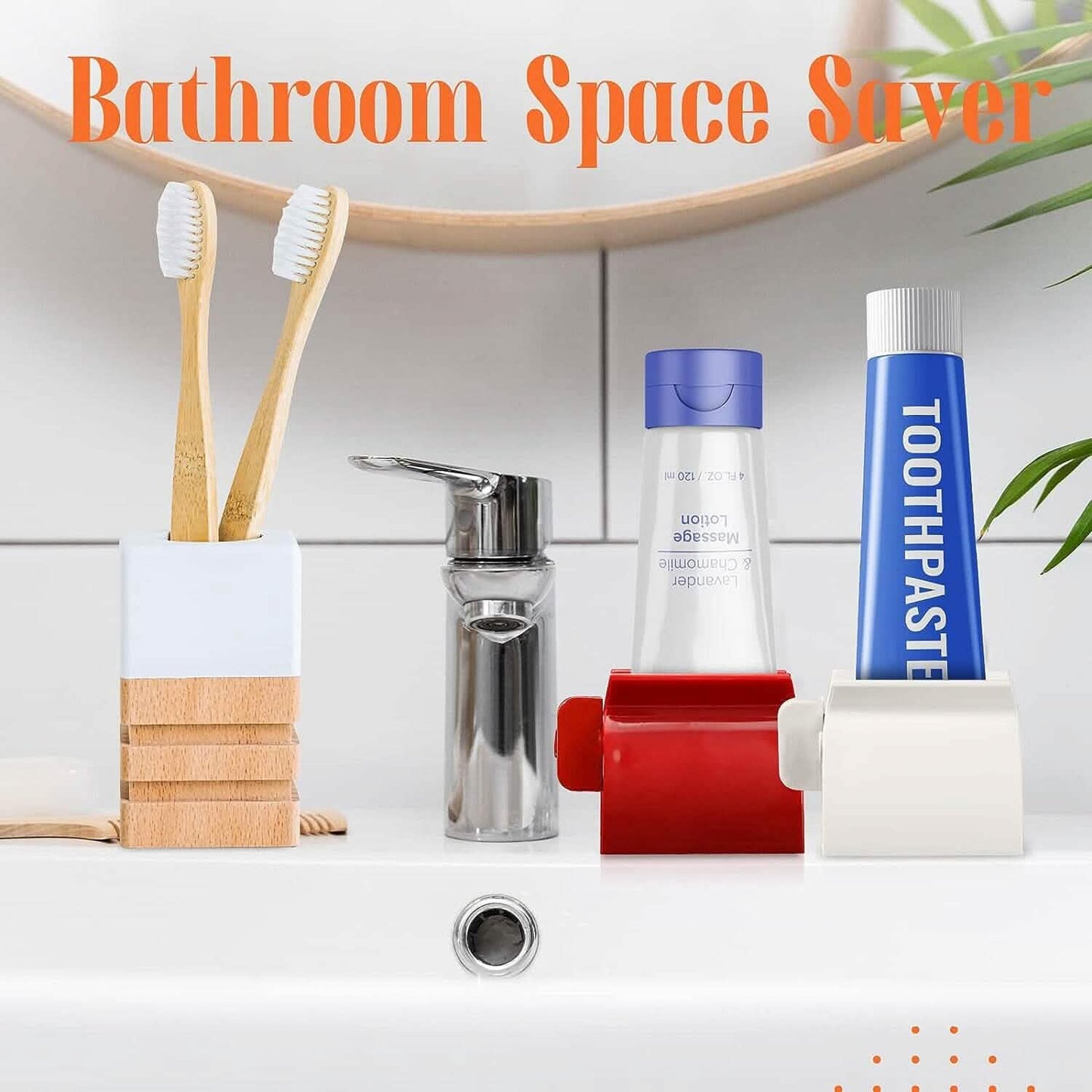2-Pack: Rolling Tube Toothpaste Squeezer Dispenser DailySale