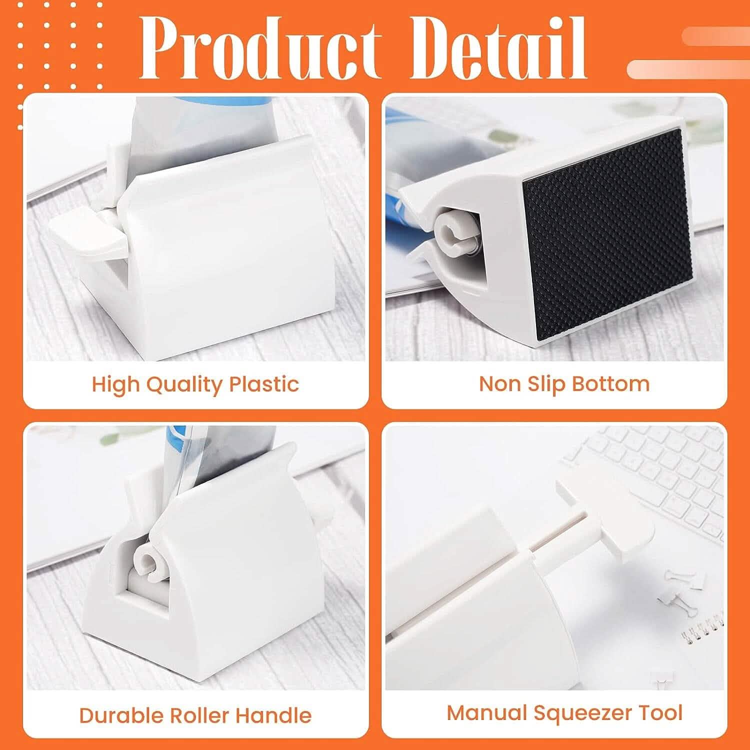 2-Pack: Rolling Tube Toothpaste Squeezer Dispenser DailySale