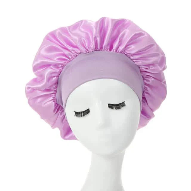 2-Pack: Satin Sleep Bonnet for Curly Hair DailySale