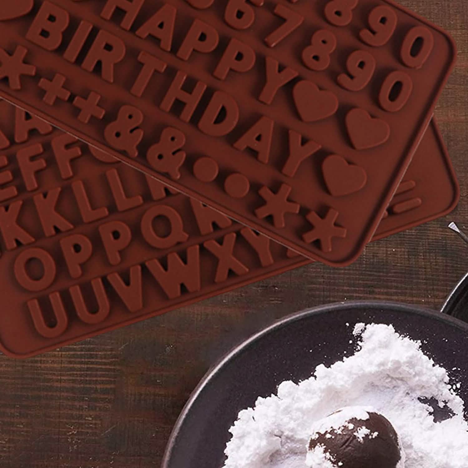 2-Pack: Silicone Chocolate Ice Decoration Tray DailySale