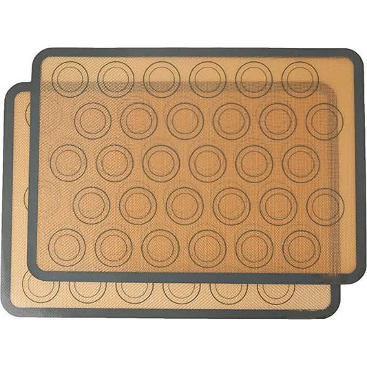 2-Pack: Silicone Nonstick Food Safe Macarons Baking Mat DailySale