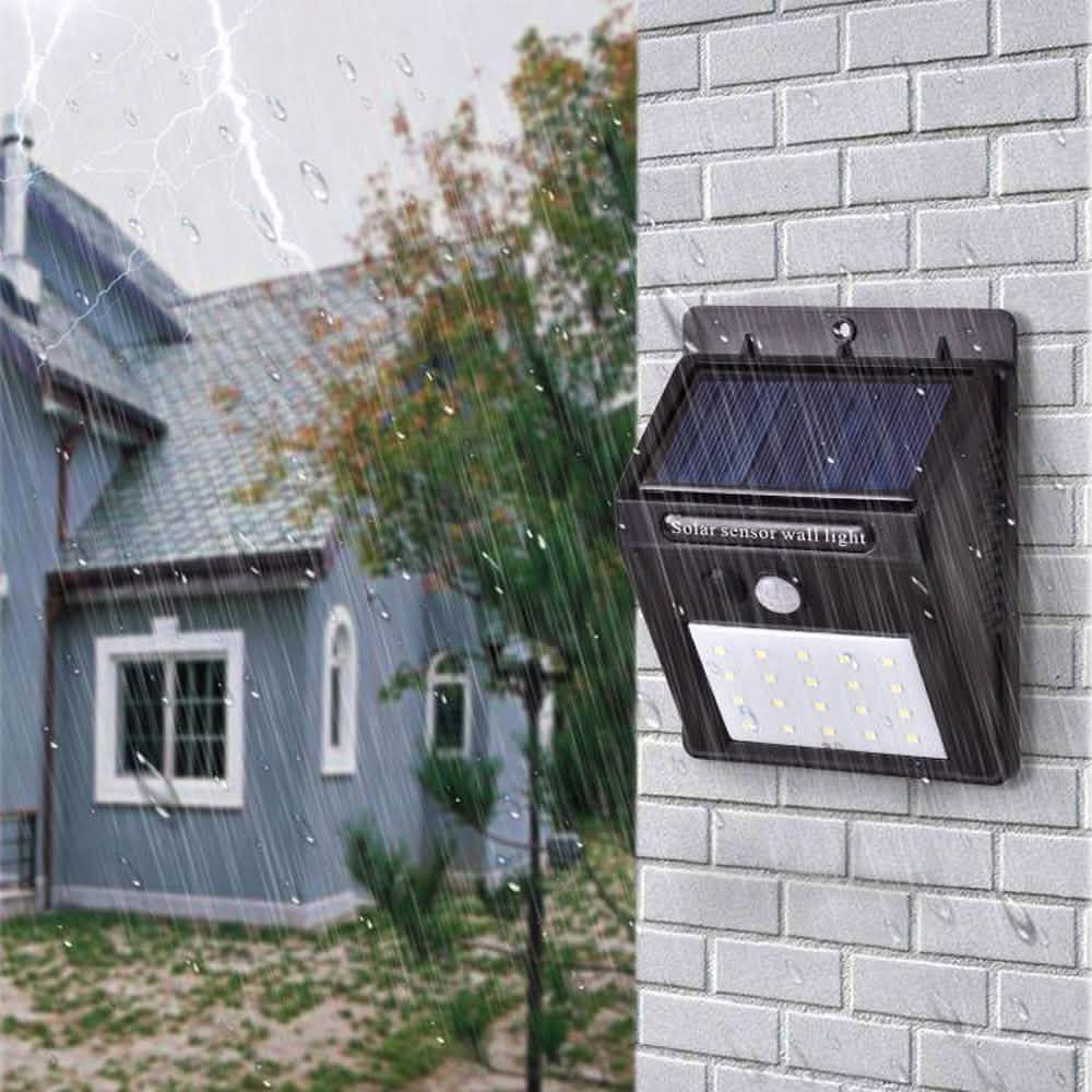 2-Pack: Solar Powered LED Wall Light DailySale