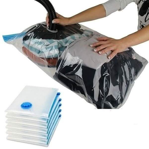 2-Pack: Space Saver Saving Storage Seal Vacuum Vac Bags DailySale