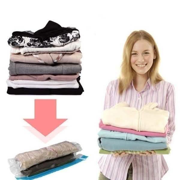 2-Pack: Space Saver Saving Storage Seal Vacuum Vac Bags DailySale