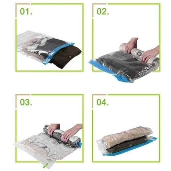 2-Pack: Space Saver Saving Storage Seal Vacuum Vac Bags DailySale