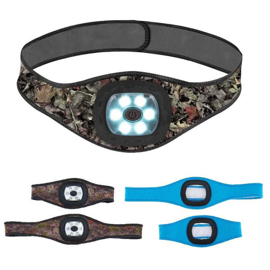 2-Pack: Stanley Rechargeable Ultra Bright Headband LED Lights with Armbands DailySale