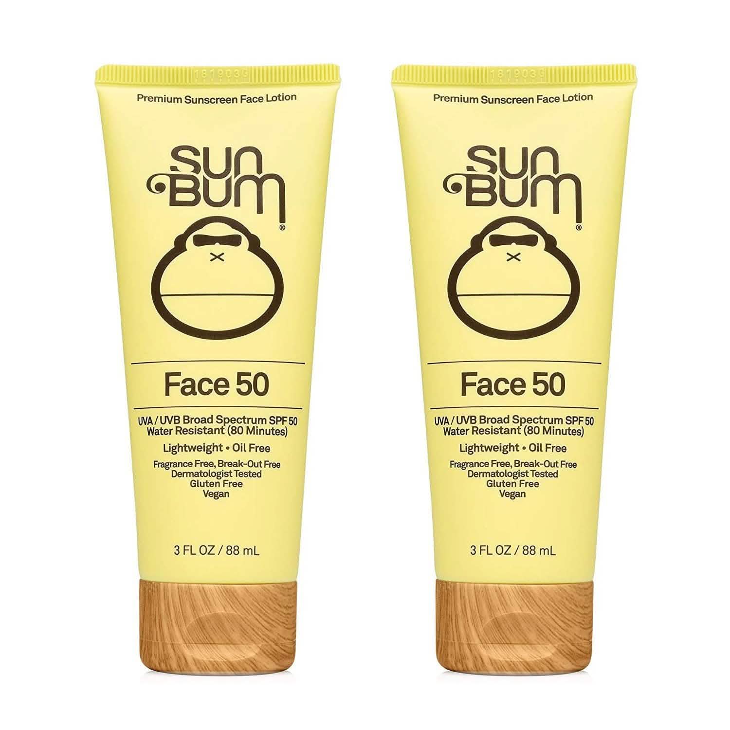 2-Pack: Sun Bum Original SPF 50 Sunscreen Face Lotion 3 oz DailySale