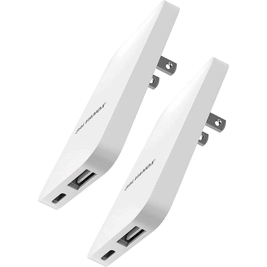 2-Pack: Type C Flat Slim Power Adapter DailySale