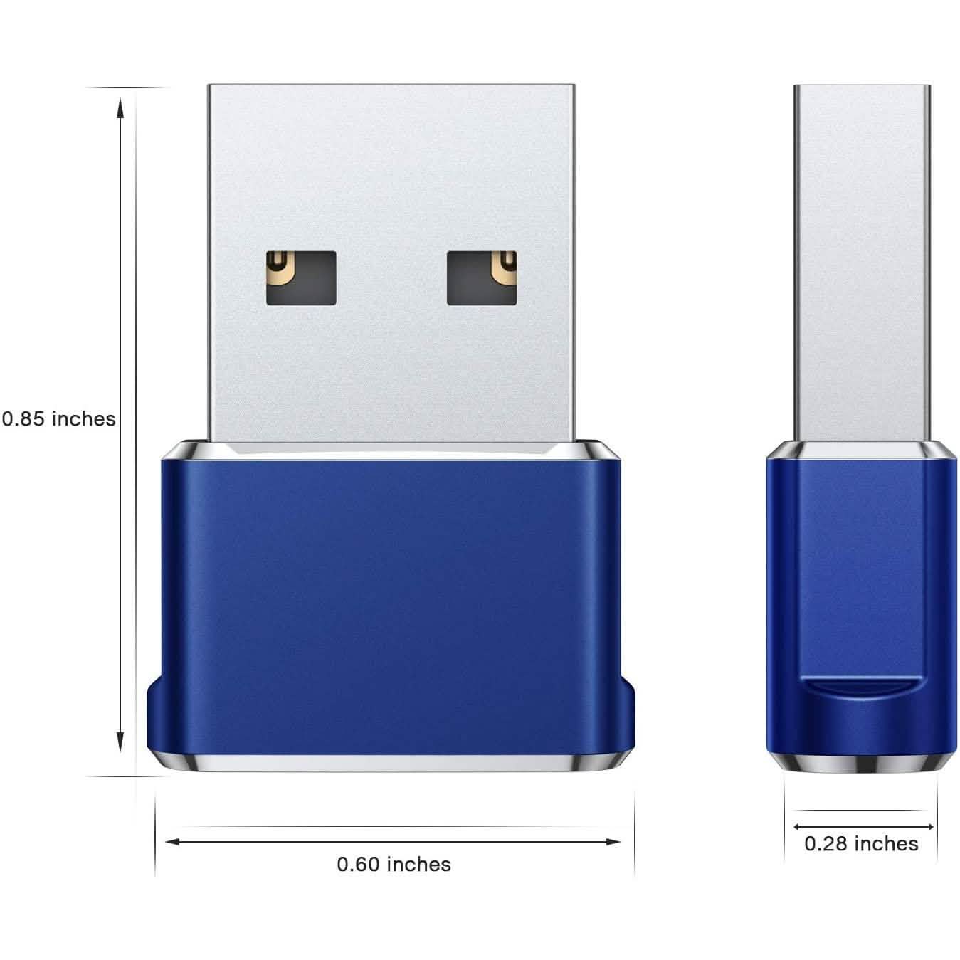 2-Pack: USB C Female to USB Male Adapter DailySale